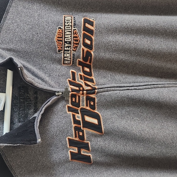 Harley-Davidson Fleece zip up sweater - Picture 2 of 5